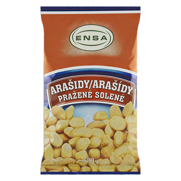 ARAŠIDY SOLENÉ PRAŽENÉ 500g ENSA