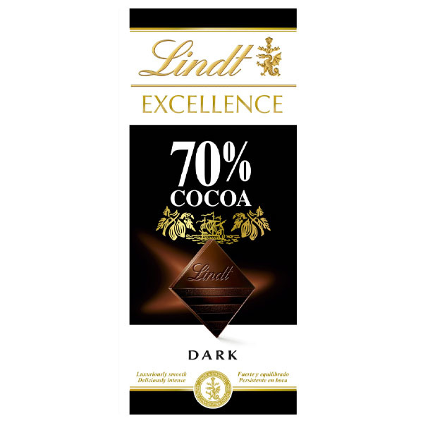 ČOKOLÁDA EXCELLENCE CACAO 70% 100g LINDT