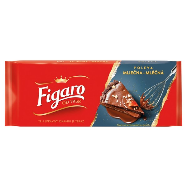 ČOKOLÁDA POLEVA MLIEČNA 90g FIGARO