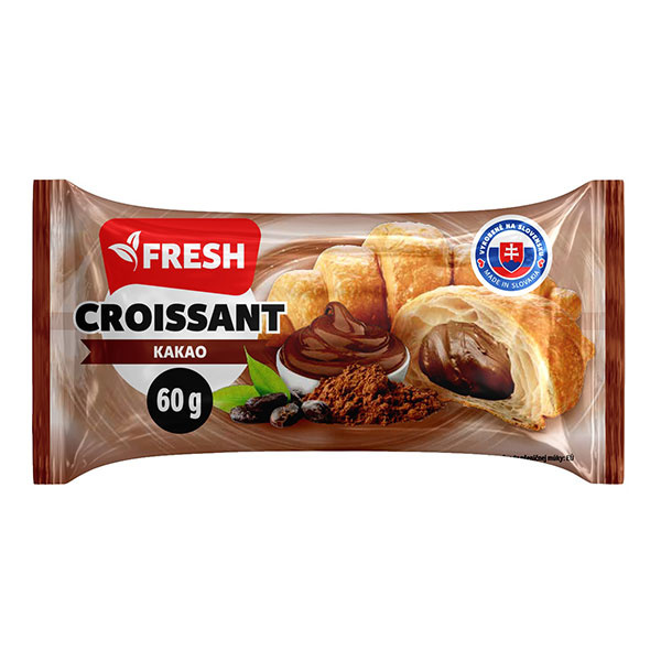 CROISSANT S KAKAOVOU NÁPLŇOU 60g FRESH 