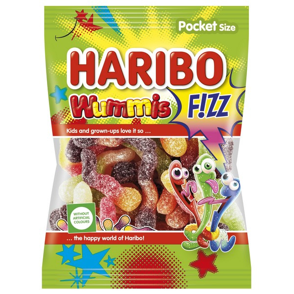 CUKRÍKY WUMMIS FIZZ 100g HARIBO