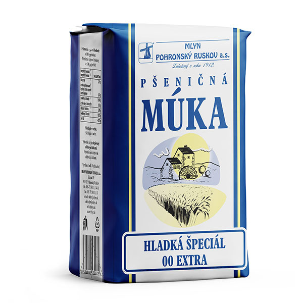 MÚKA HLADKÁ ŠPECIÁL 00 EXTRA 1kg MLYN POHRONSKÝ RUSKOV