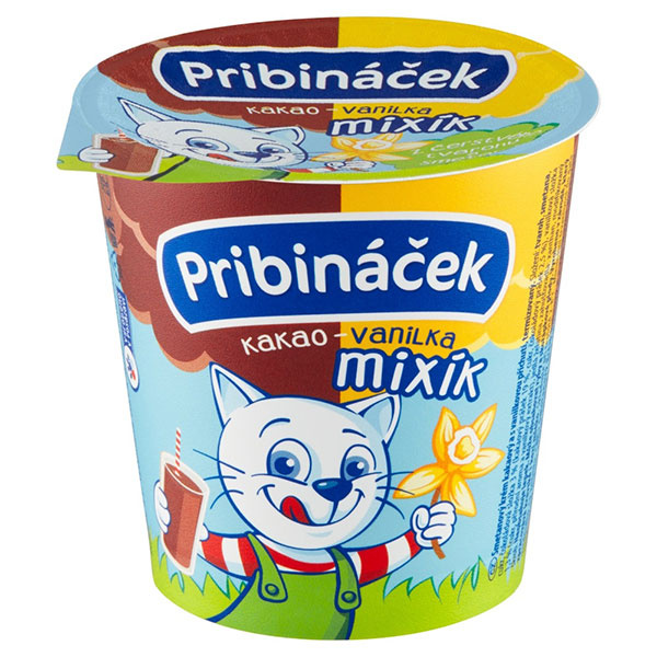 PRIBINÁČIK MIXÍK KAKAO-VANILKA 125g BEZLEP