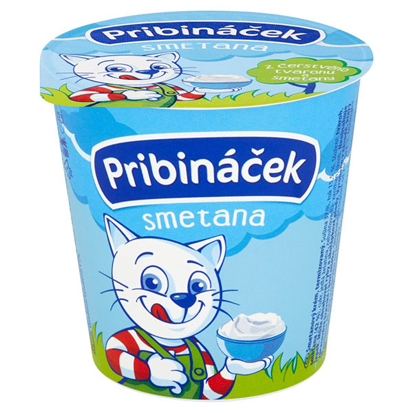 PRIBINÁČIK SMOTANA VEĽKÝ 125g BEZLEP